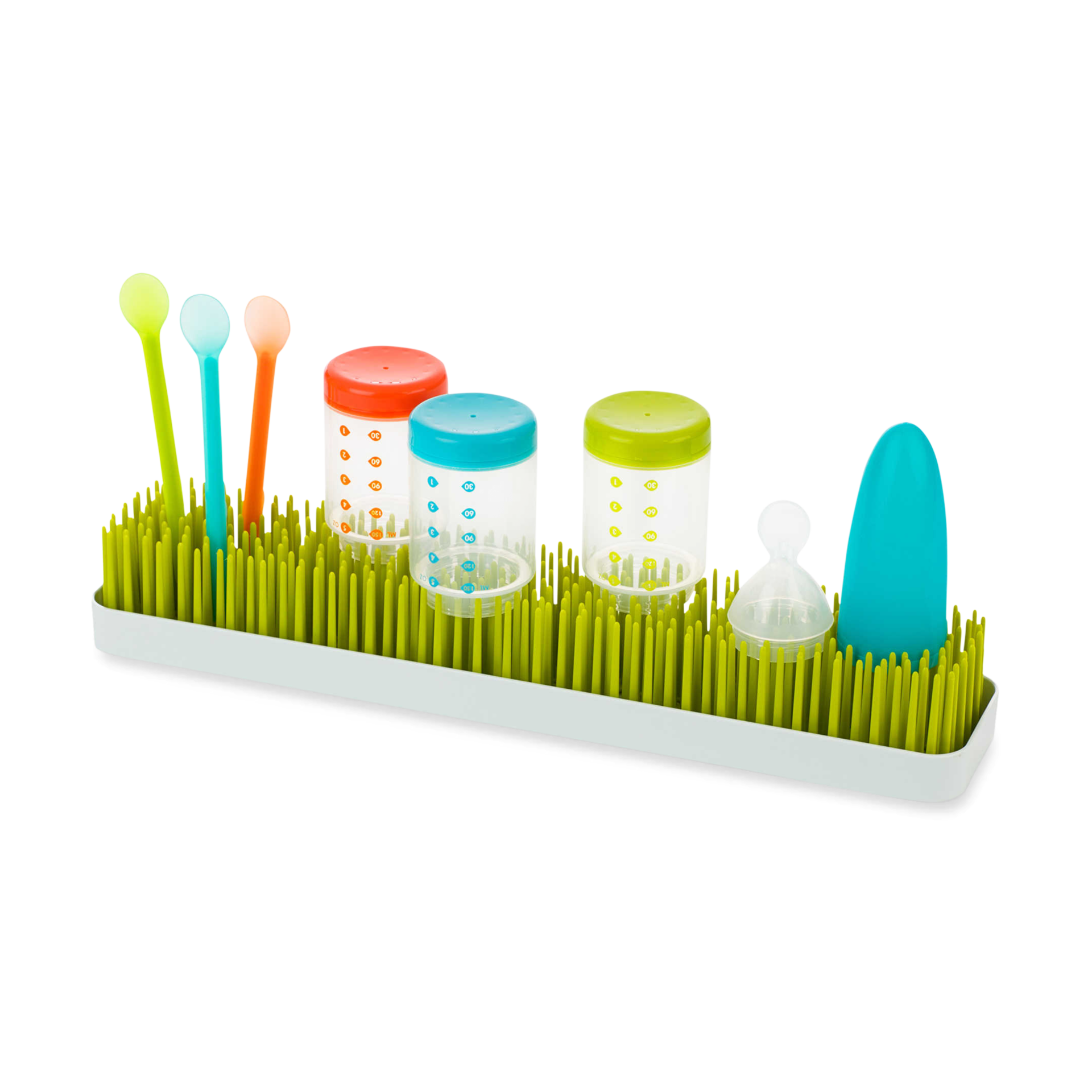 Boon Grass Countertop Drying Rack, LowProfile Easy To Clean Baby