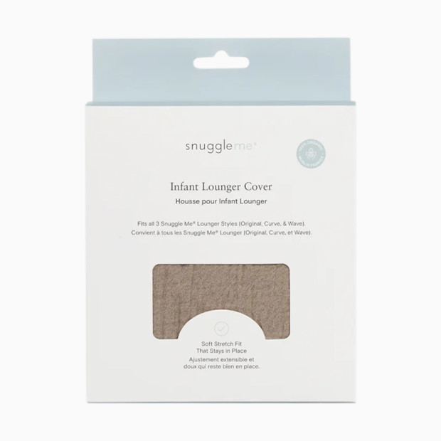 Snuggle Me Organic Infant Lounger Muslin Cover.