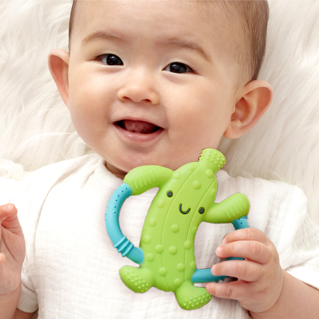 Itzy Ritzy Soothing Silicone Teether - Pickle.