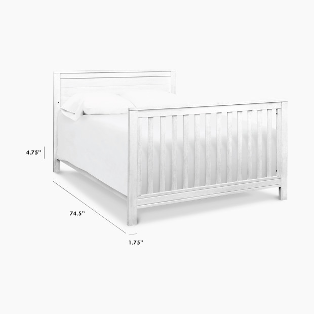 DaVinci Twin/Full-Size Bed Conversion Kit - Cottage White.