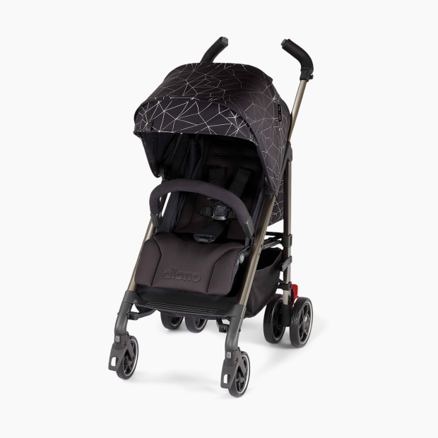 Diono Flexa Luxe Umbrella Stroller - Black Platinum.
