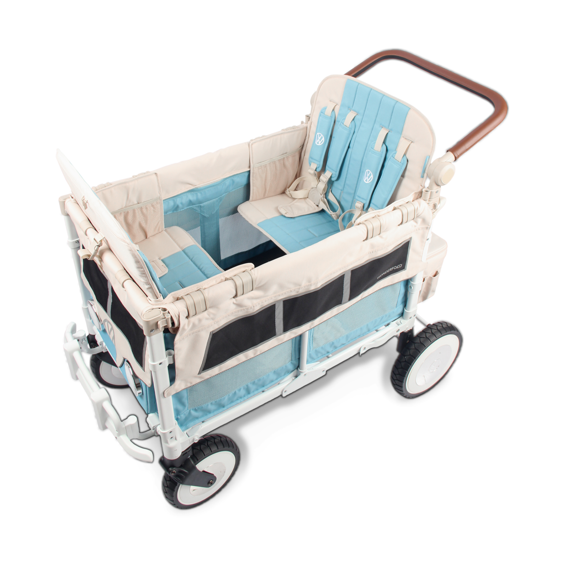 WonderFold Wagon VW Edition Quad Stroller Wagon (4 Seater).