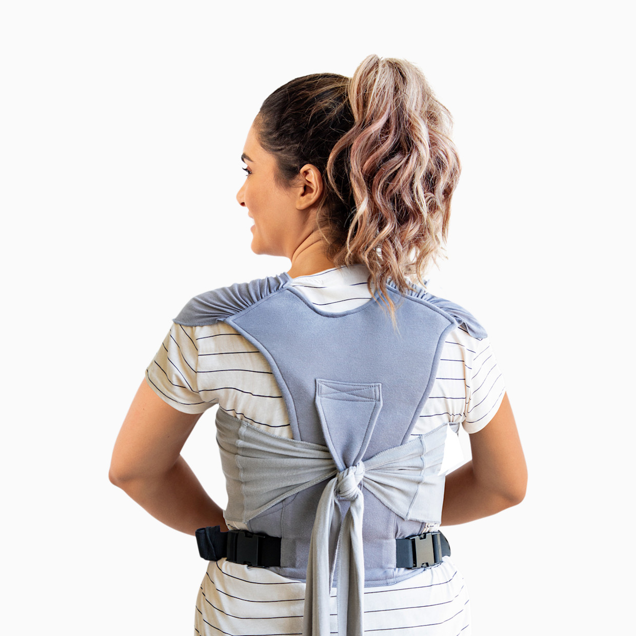 Moby Easy Wrap Carrier - Smoked Pearl.