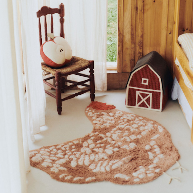 Lorena Canals Chicken Washable Rug.