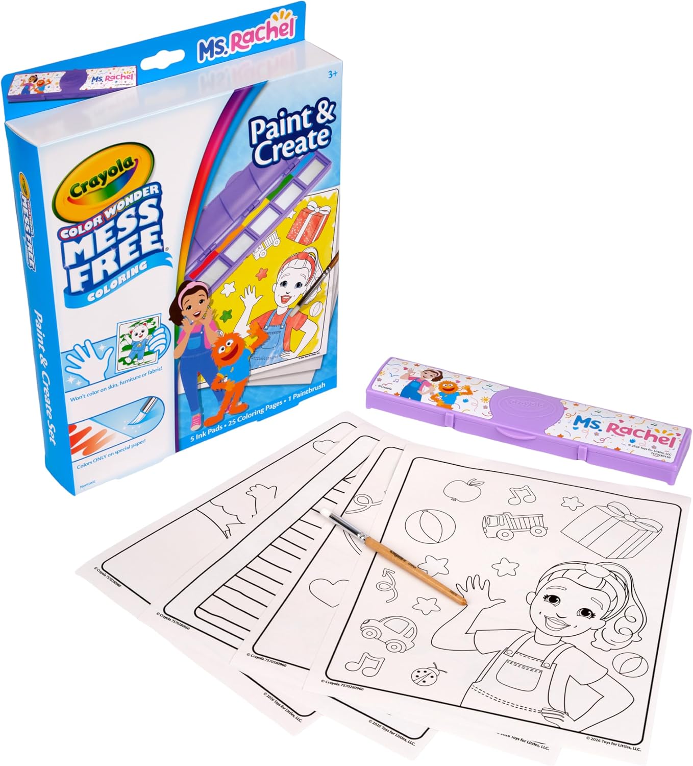 Crayola Color Wonder Paint & Create Ms. Rachel.
