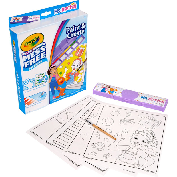 Crayola Color Wonder Paint & Create Ms. Rachel.