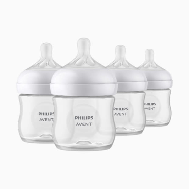 Philips Natural Baby Bottle with Natural Response Nipple - Clear, 4 Oz.
