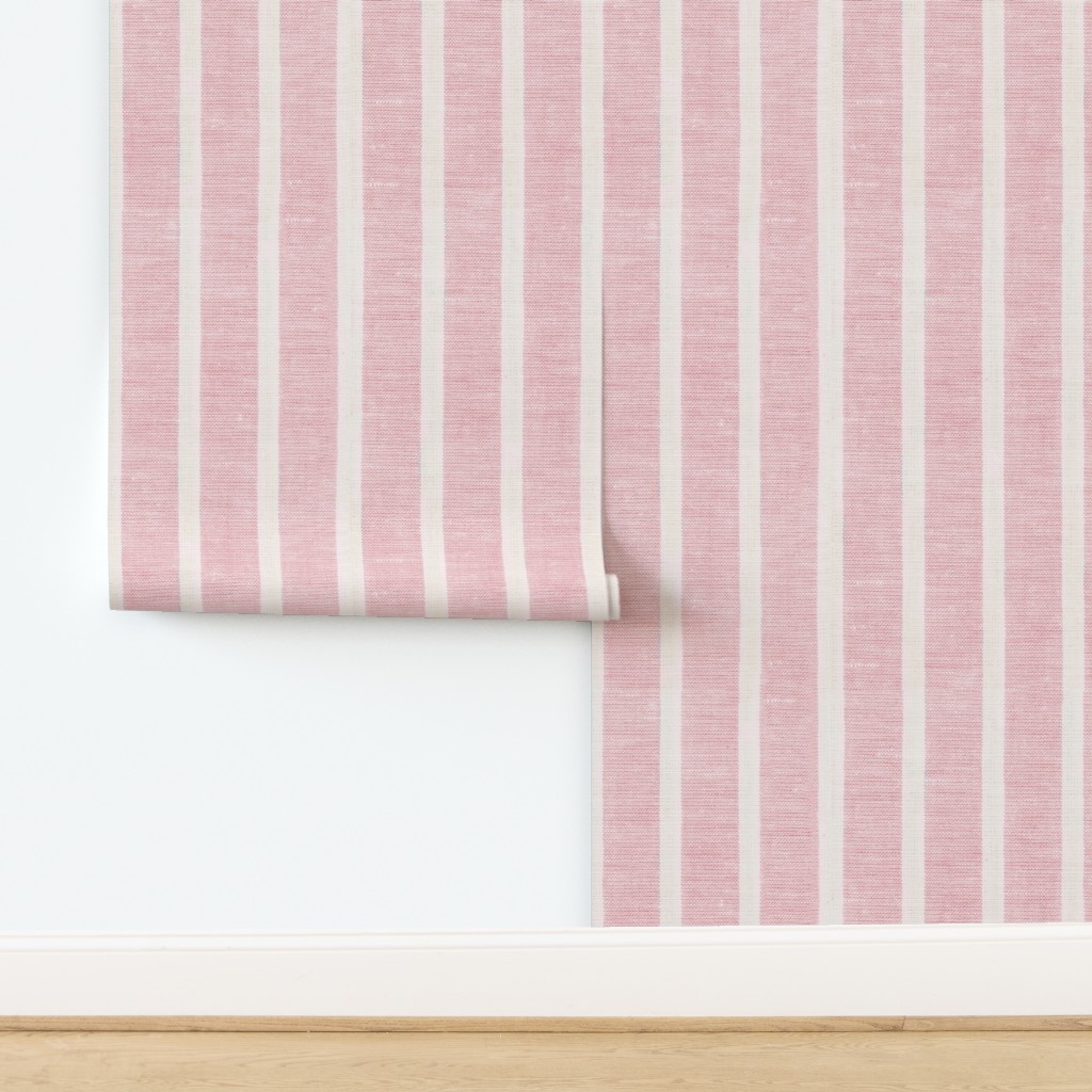 Wallpaper in Pink Linen Towel Vertical.