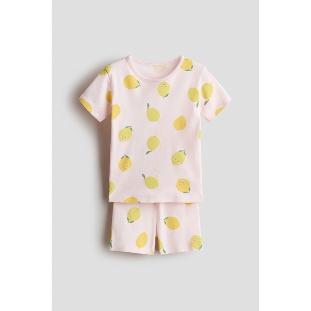 Snug Fit Printed Cotton Pajamas.