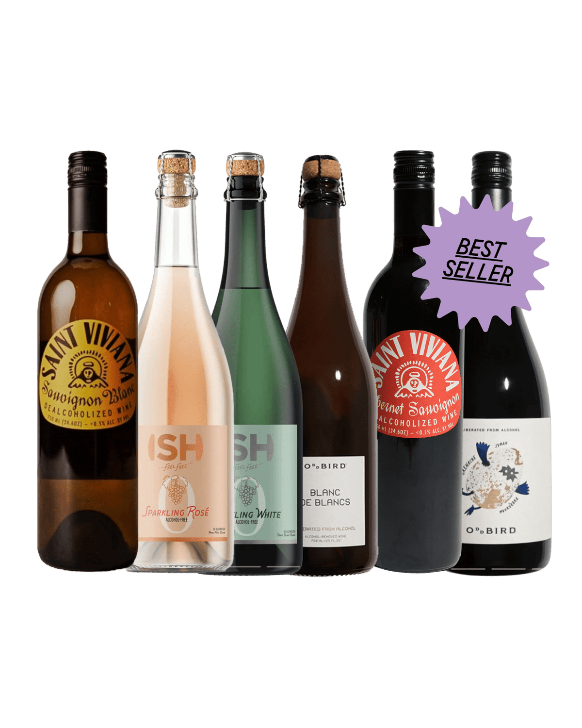 Zeroproof Best Selling Non-Alcoholic Wine Bundle.