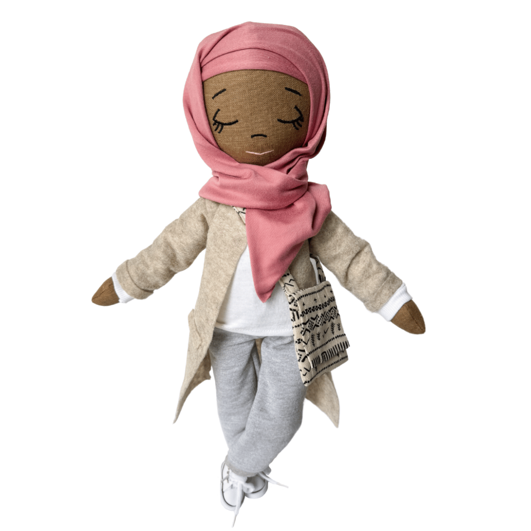 HarperIman Zarina Handmade Linen Doll  .