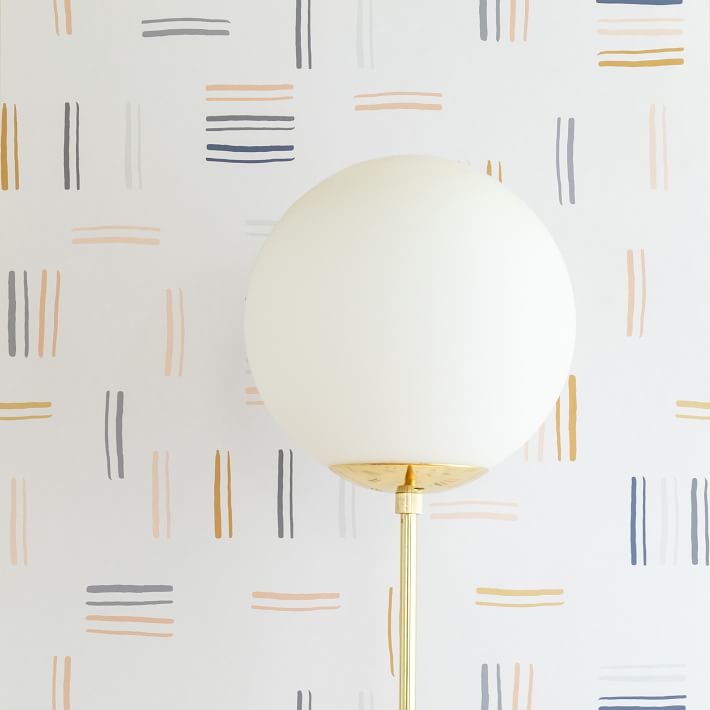 West Elm Dashes Removable Wallpaper.