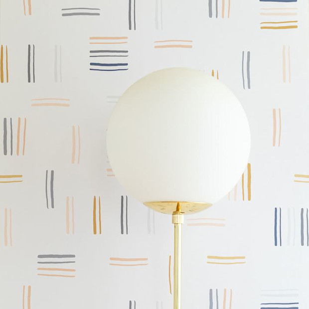 West Elm Dashes Removable Wallpaper.