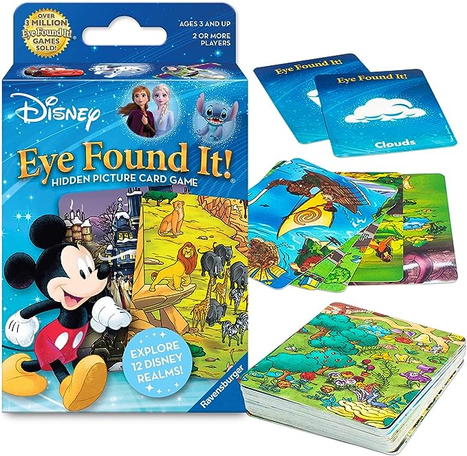 Wonder Forge Disney Eye Found It Card Game.