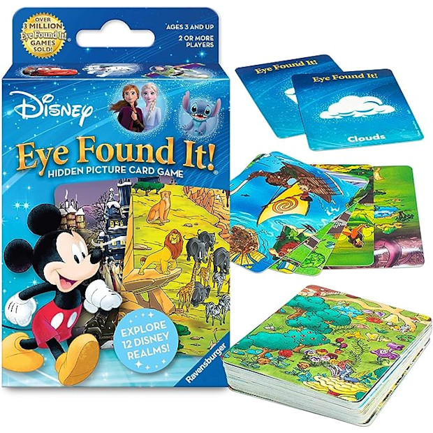 Wonder Forge Disney Eye Found It Card Game.