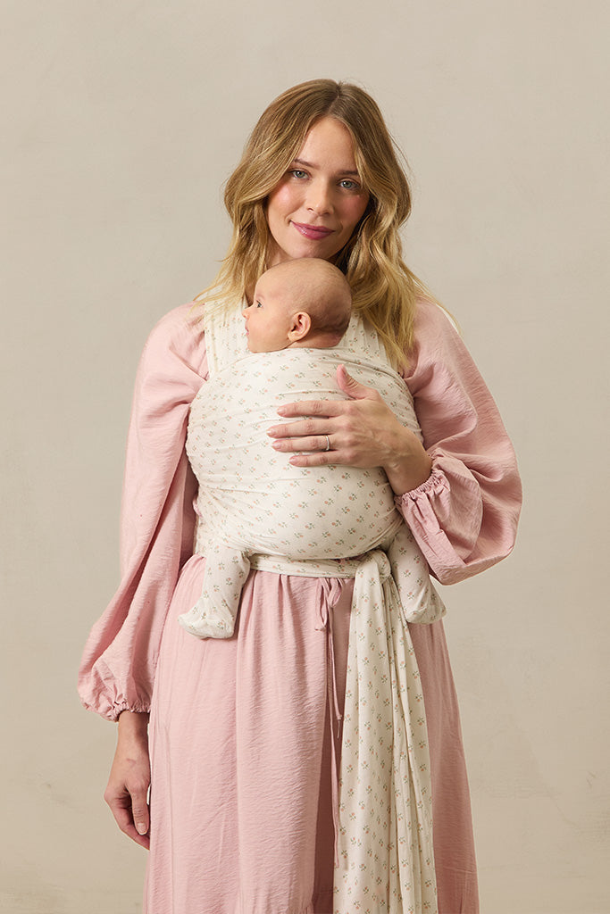 Solly Baby Blush Floret Wrap.