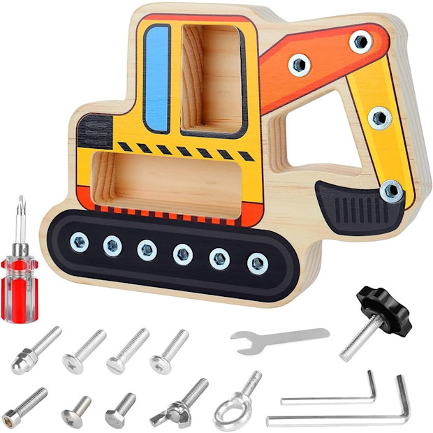 Yaani LLC Montessori Excavator Digger Toy.