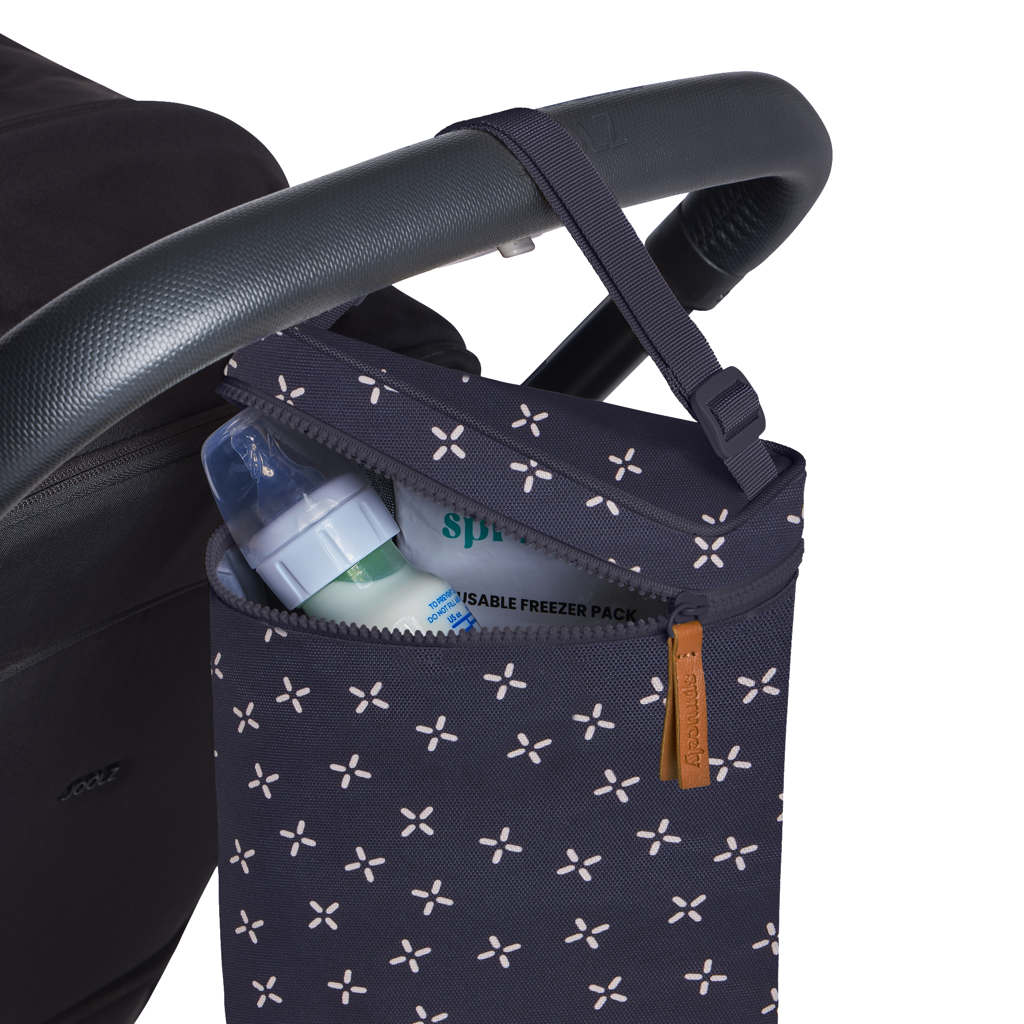 Sprucely Bottle Bag - Black.