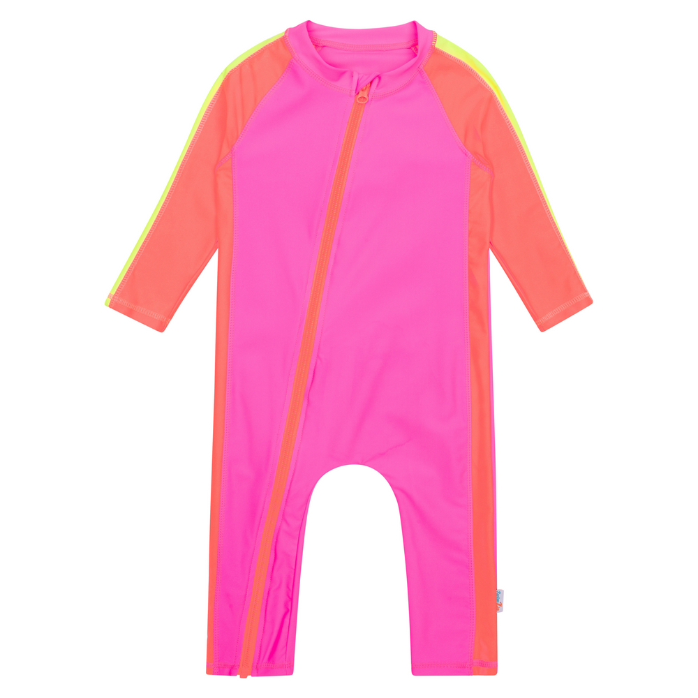 SwimZip Sunsuit Long Sleeve Romper Swimsuit.