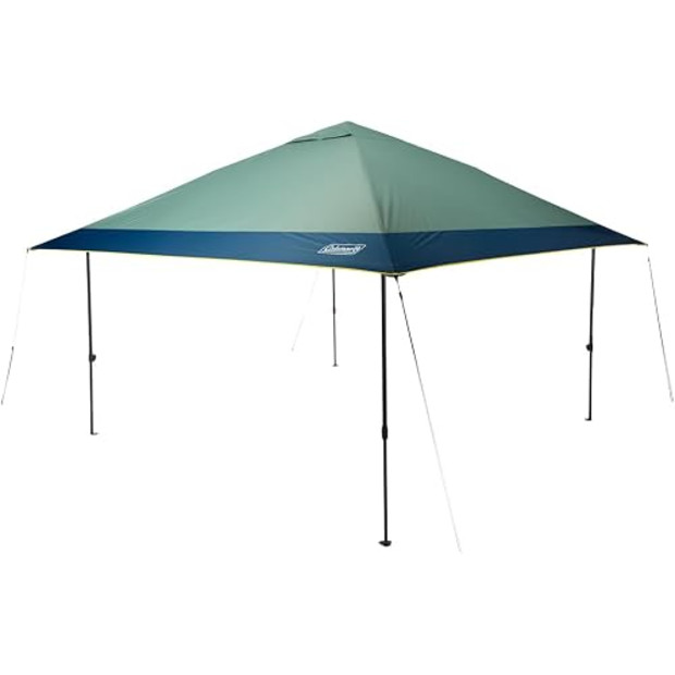 Coleman Oasis Instant Pop-Up Canopy Tent with Side Wall Attachment.