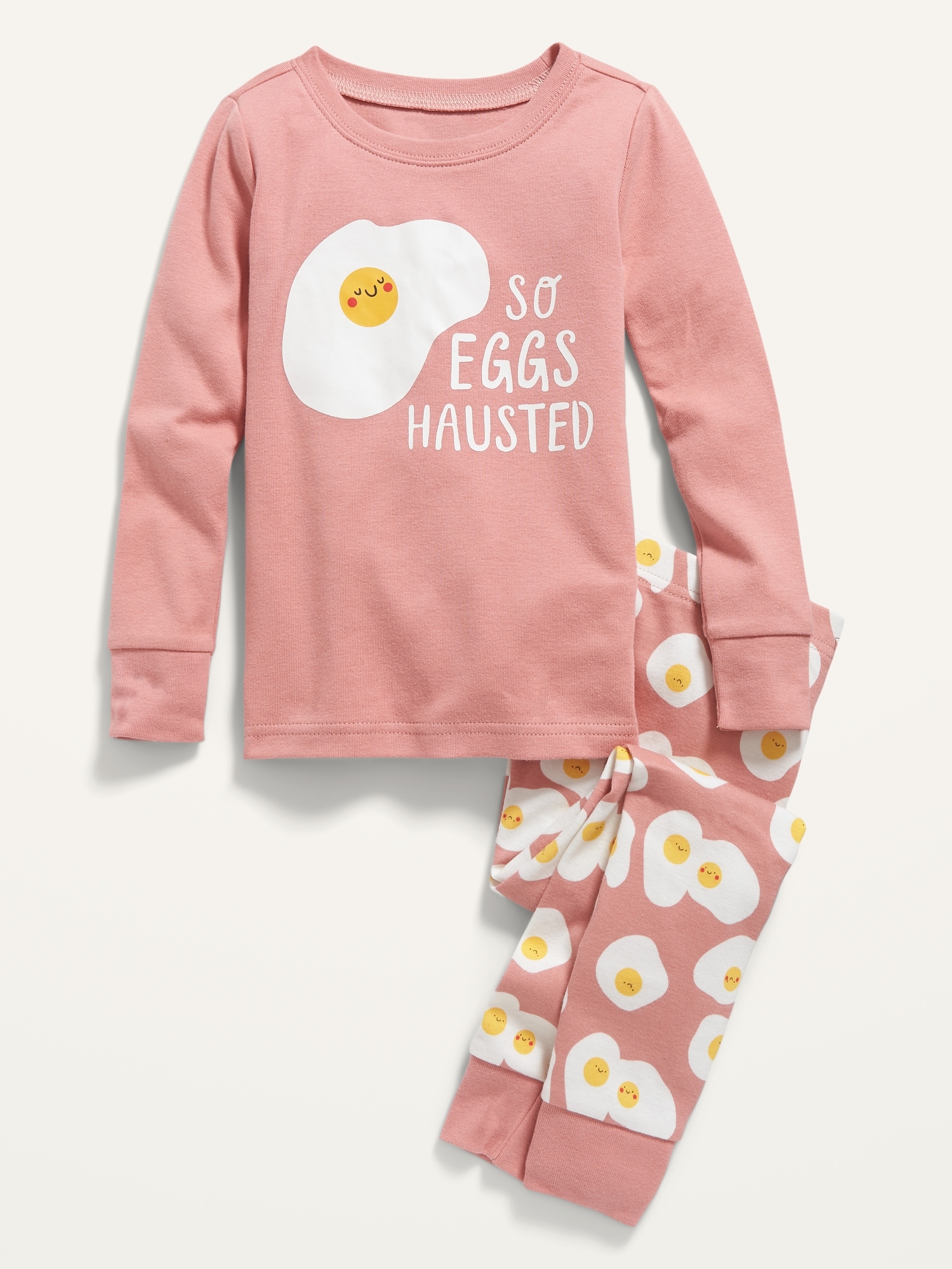 Snug-Fit Graphic Pajama Set for Toddler & Baby.