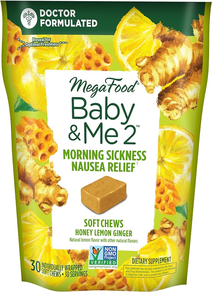 MegaFood Morning Sickness Relief Soft Chews.