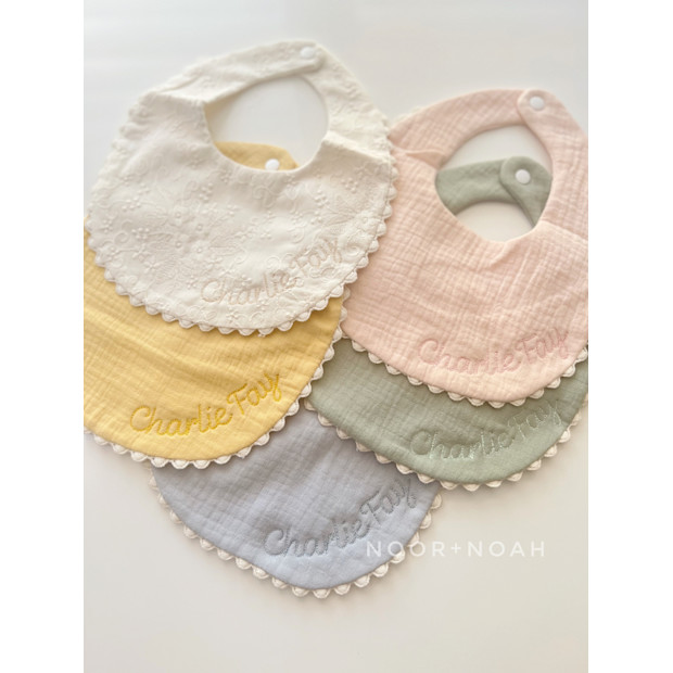 Embroidered Baby Bib.