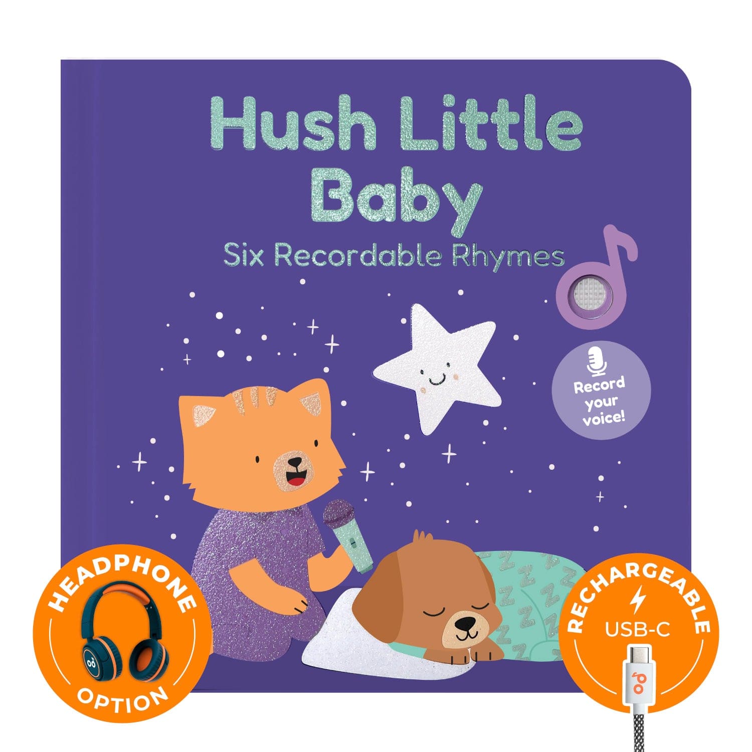 Cali's Books Hush Little Baby Recordable Sound Book.