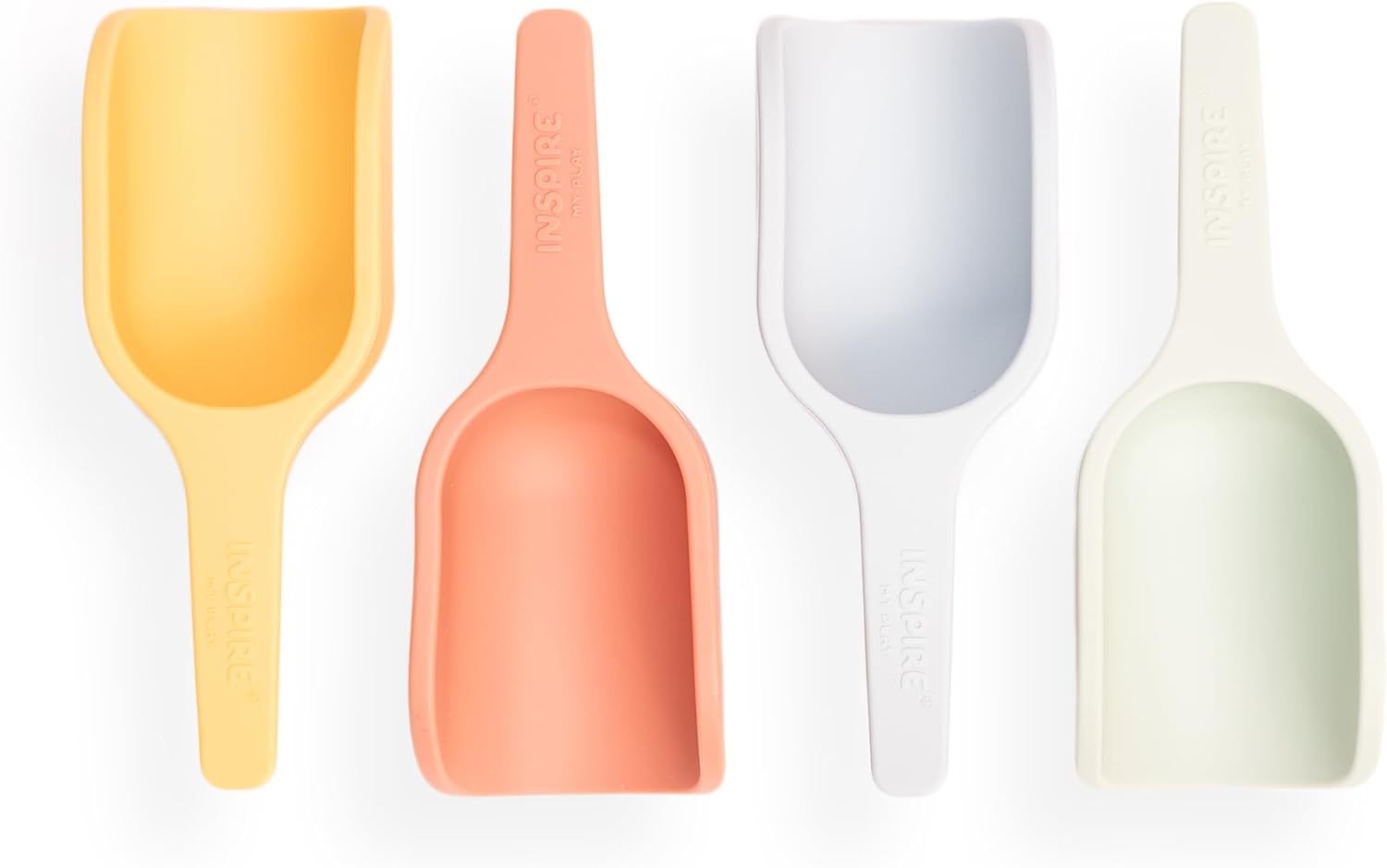 Mini Silicone Scoops, 4 pack.