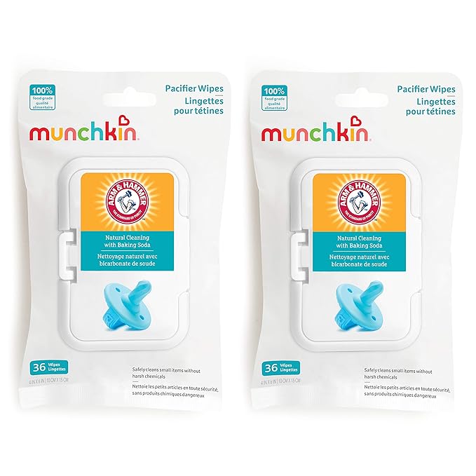 Munchkin Arm & Hammer Pacifier Wipes (2-Pack).