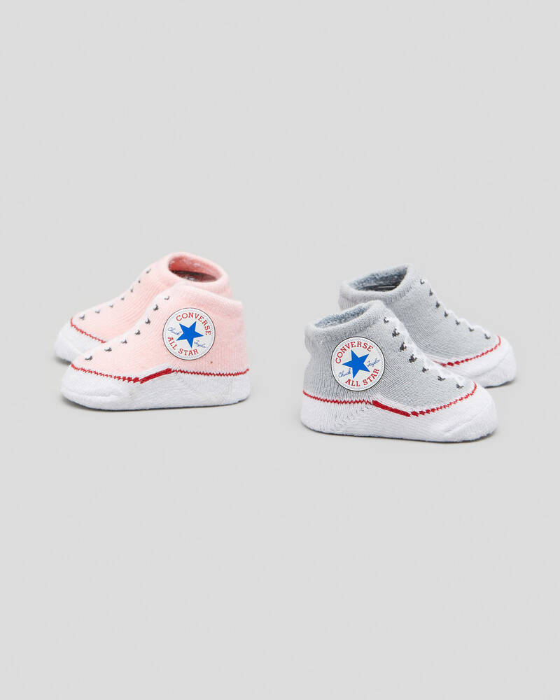 Converse Infant Chuck Taylor Booties, 2-Pack.