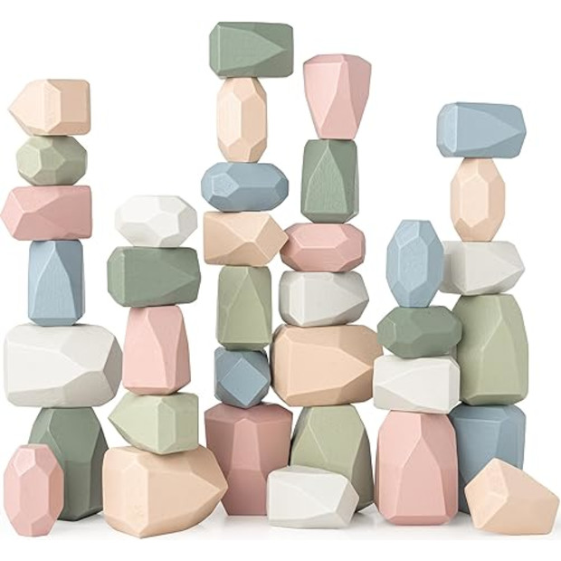 Comfy Cubs Stacking Rocks (36 Pieces).