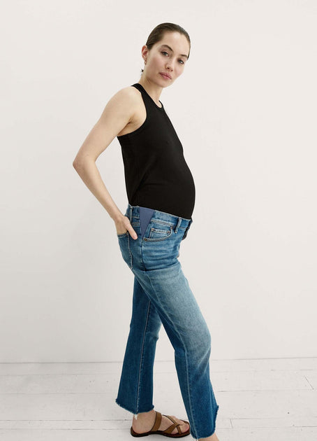 Hatch Collection The Crop Maternity Jean - $198.00.