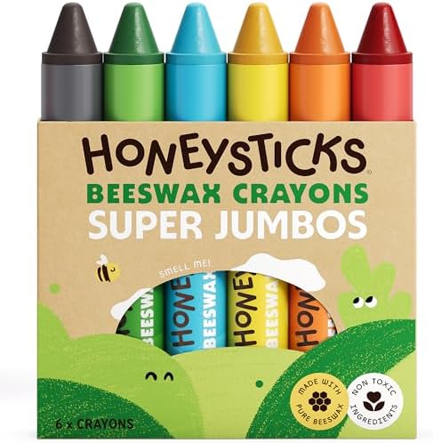 Honeysticks Super Jumbo Crayons (6 Pack).