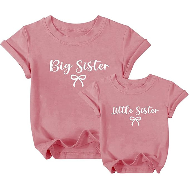 Big Sister Little Sister Matching Outfits.