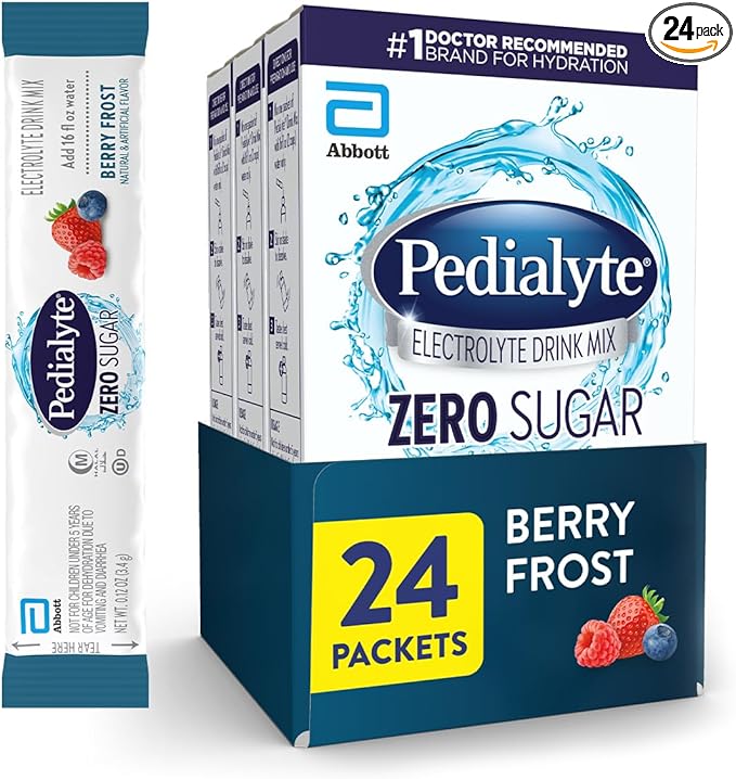 Pedialyte Electrolyte Drink Mix.