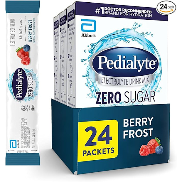 Pedialyte Electrolyte Drink Mix.