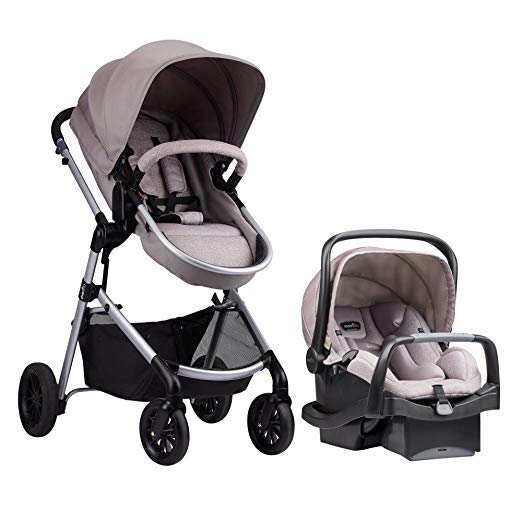baby girl carseat and stroller set