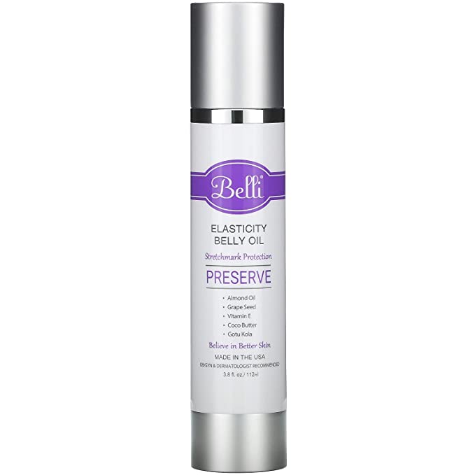 Belli Skin Care Elasticity Belly Oil.