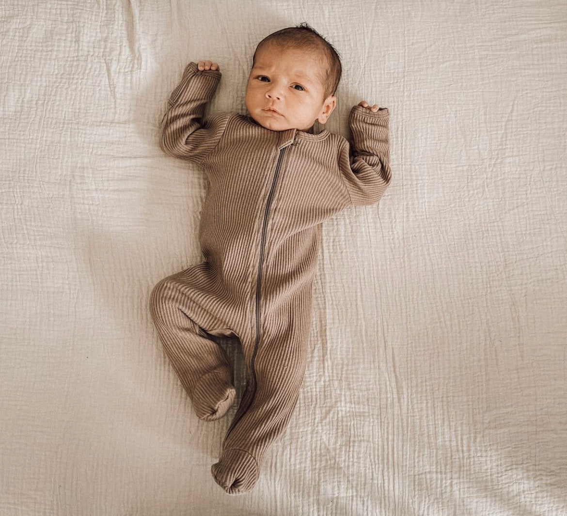 SEVIIN Ribbed Footed Pajamas.