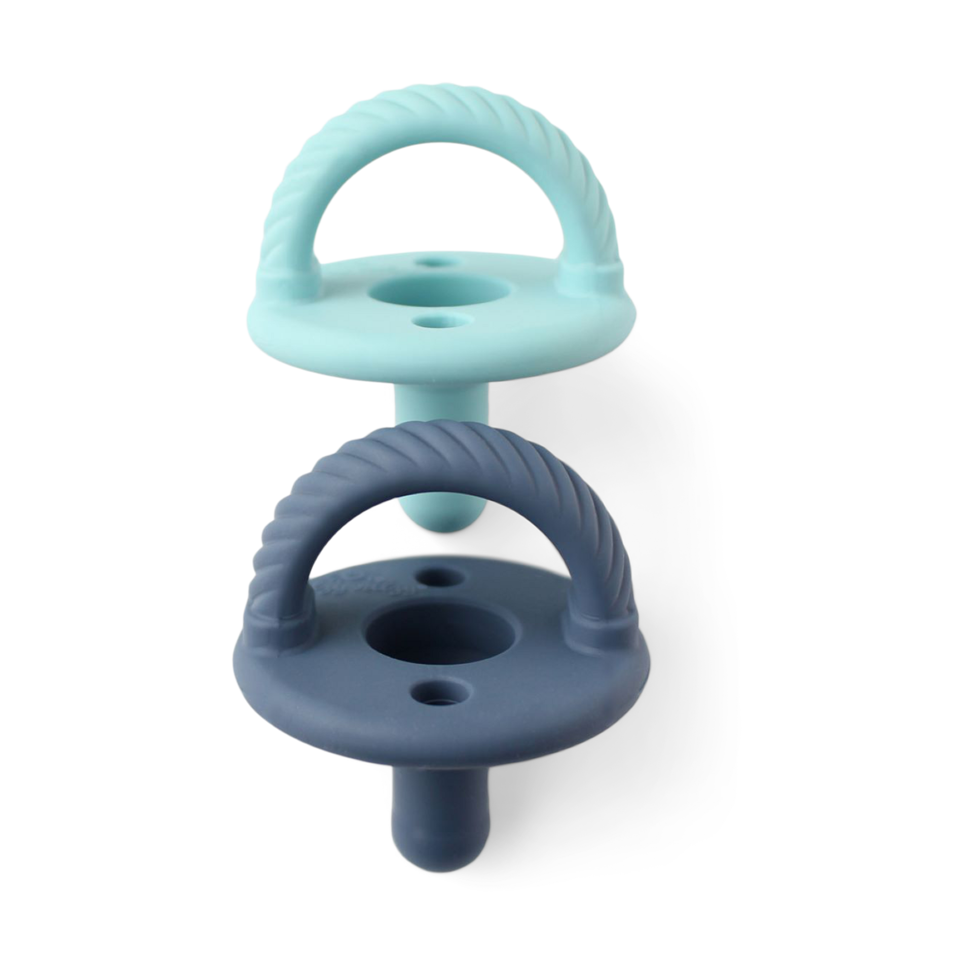 Itzy Ritzy 2-Pack Silicone Pacifiers - Blue.