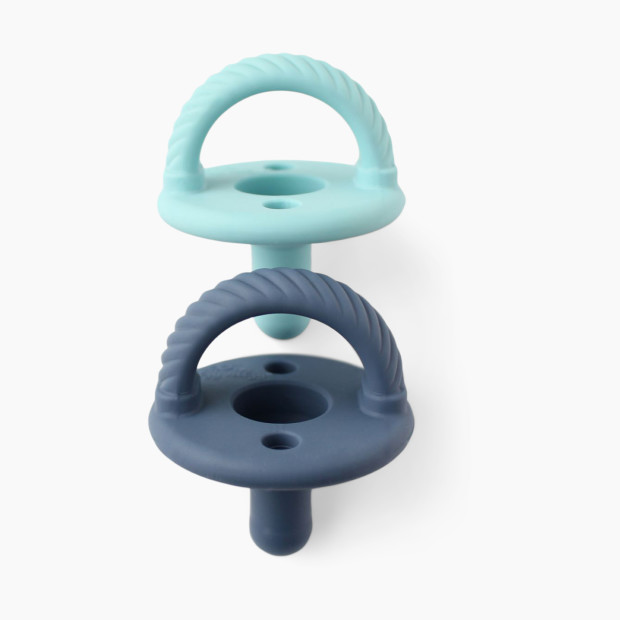 Itzy Ritzy 2-Pack Silicone Pacifiers - Blue.