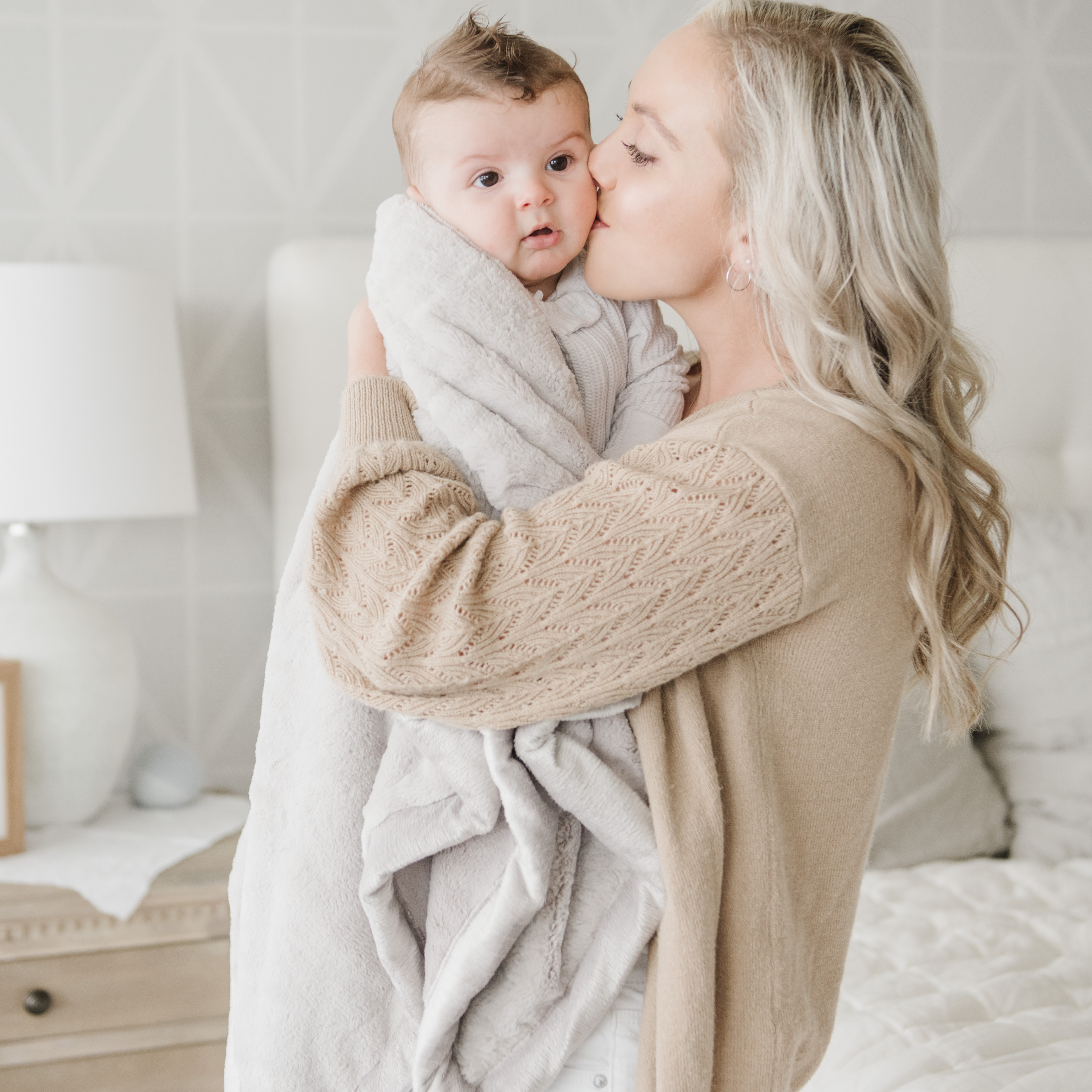 Saranoni Lush Mini Blanket Feather Babylist Shop