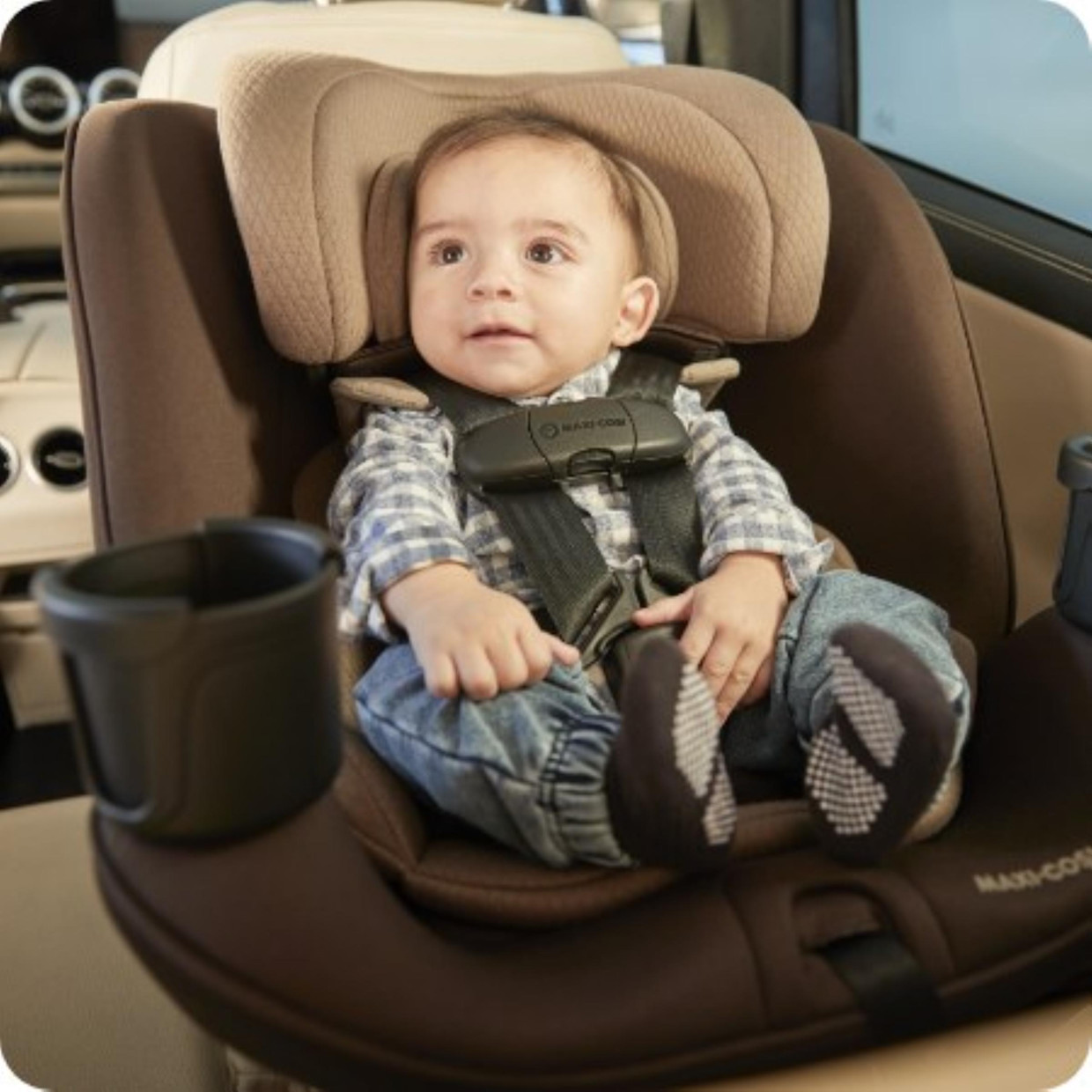 Maxi-Cosi Sela All-in-One Convertible Car Seat - Truffle.