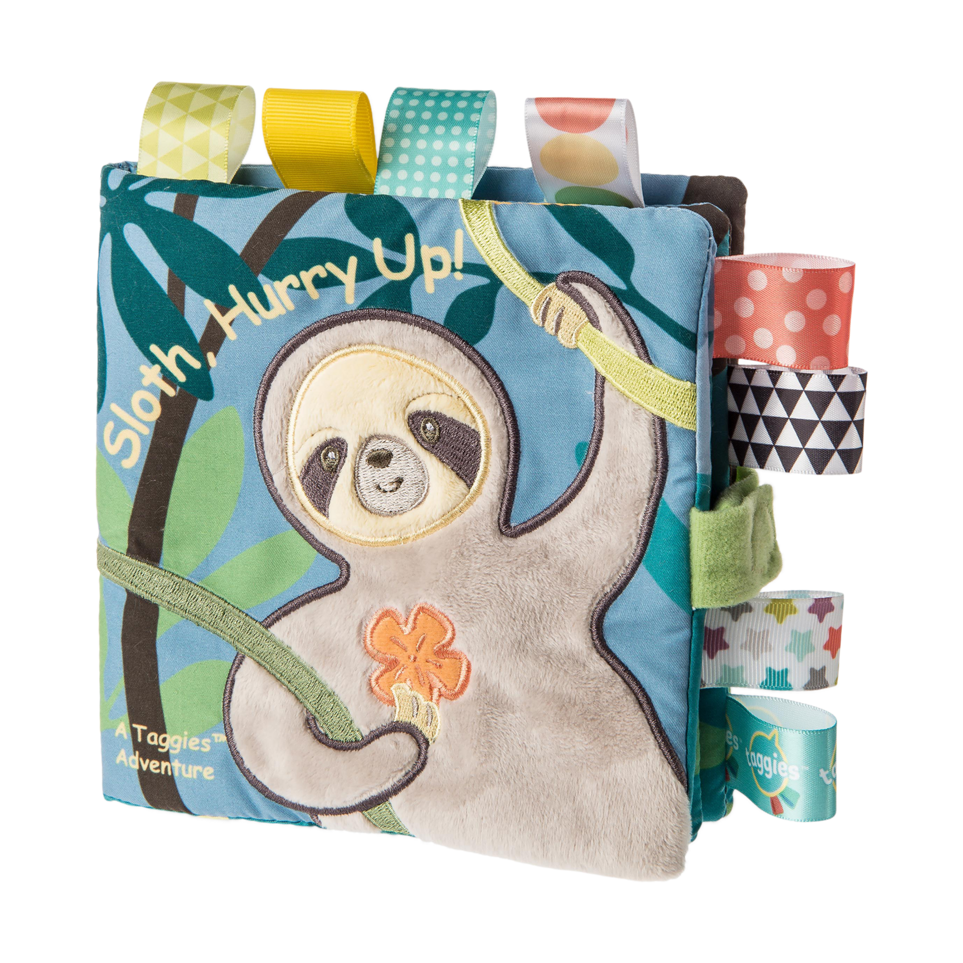 Mary Meyer Taggies Soft Book - Molasses Sloth.