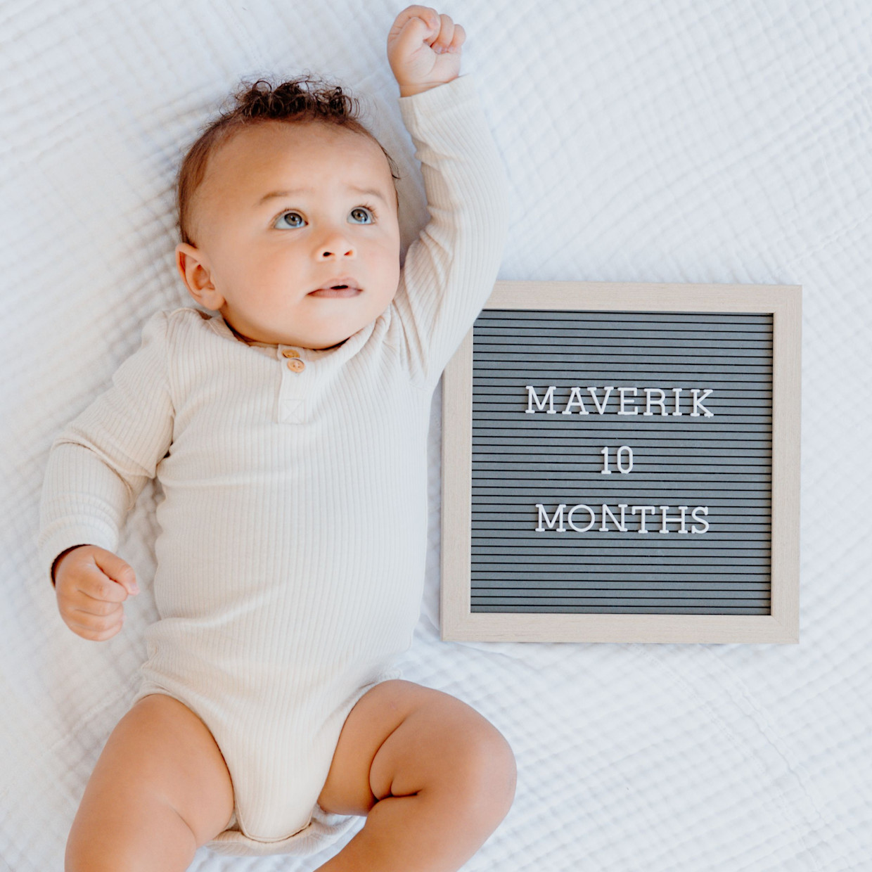 Pearhead Felt Wooden Letterboard Set - Gray.