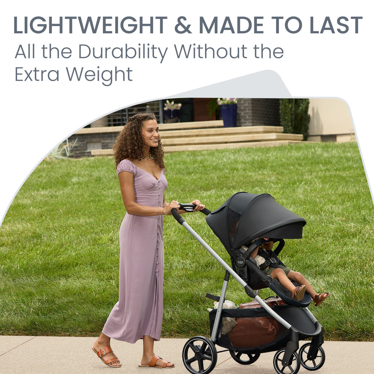 Britax Grove Modular Stroller - Pindot Onyx.