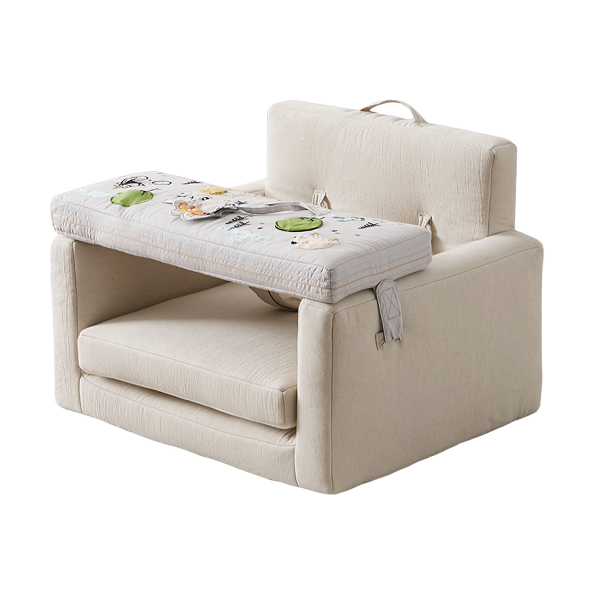 Wonder & Wise Rolling Along Square Chair.