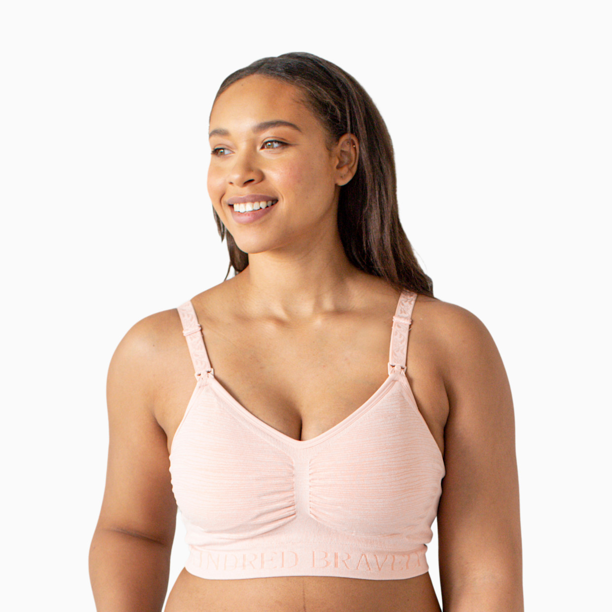 Kindred Bravely Sublime Hands Free Pumping Bra - Pink Heather, 2X.