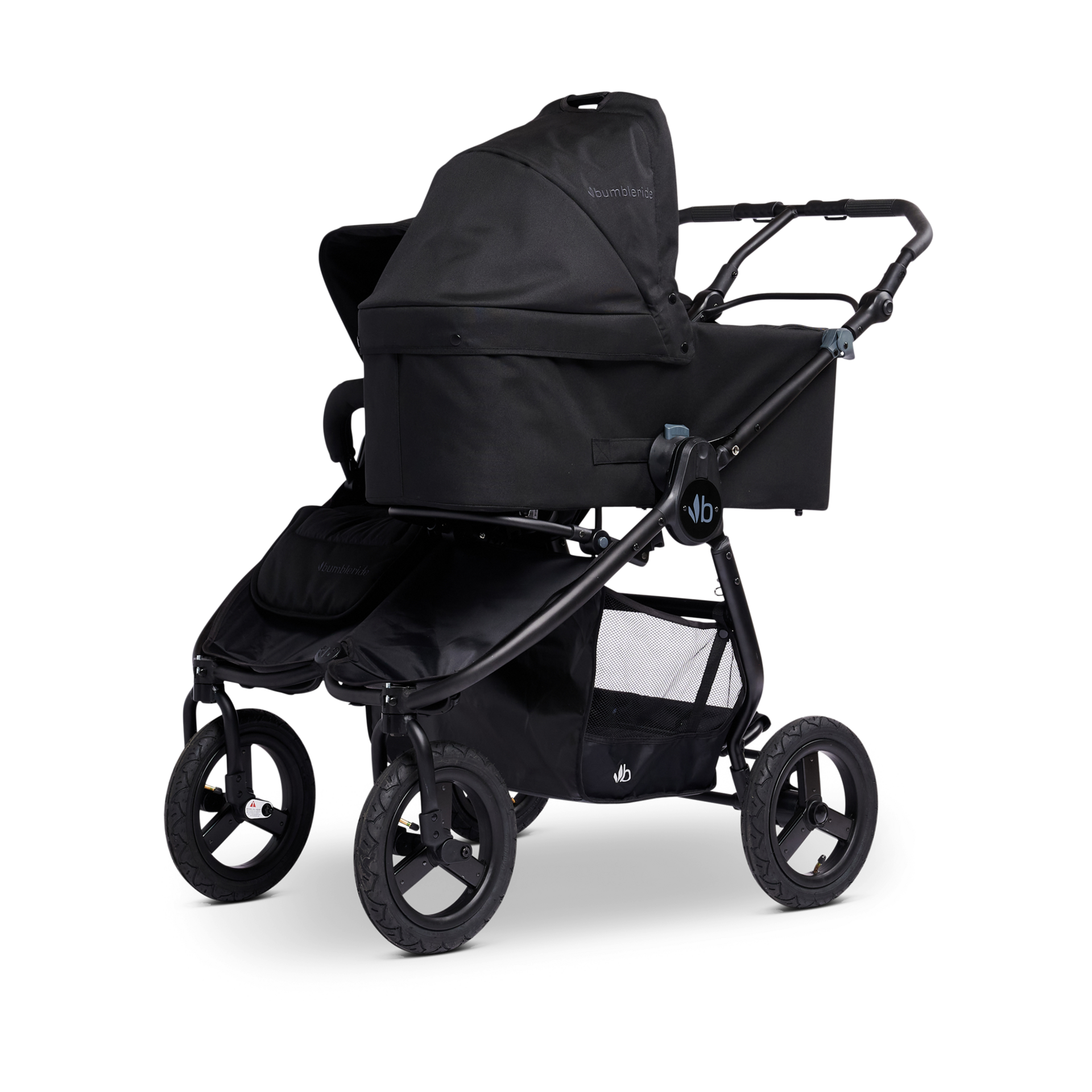 Bumbleride Indie Twin Bassinet - Black.